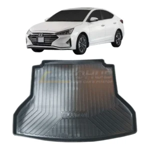 hyundai elantra 5d pvc trunk mat