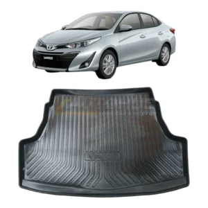 toyota yaris 5d pvc trunk mat
